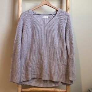 Lou & Grey Lavender Wool Sweater Tunic Sz Medium